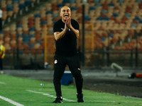 Hossam Hassan, Egypt's head coach, during the Egypt vs Cape Verde match in the AFCON 2025 Qualifiers Morocco at Cairo International Stadium...