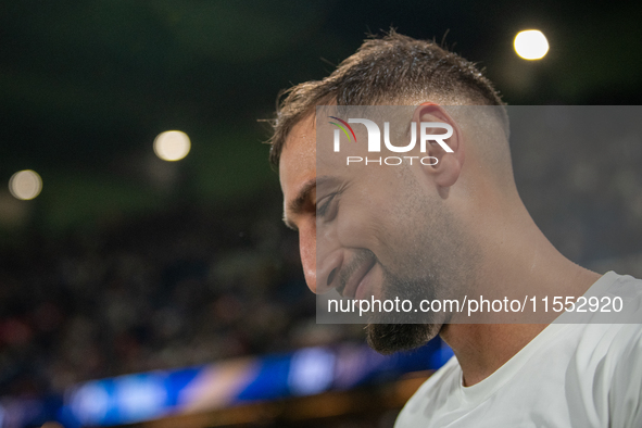 Gianluigi Donnarumma of Italy after the UEFA Nations League 2024/25 League A Group A2 match between France and Italy at Parc des Princes sta...