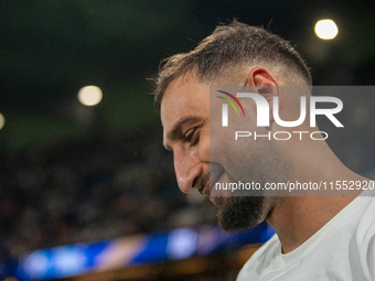 Gianluigi Donnarumma of Italy after the UEFA Nations League 2024/25 League A Group A2 match between France and Italy at Parc des Princes sta...