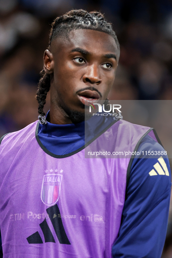 Destiny Udogie  during France vs Italy, UEFA Nations League match, in Paris, France on September 6, 2024. 