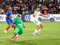 Bradley Barcola , Gianluigi Donnarumma , Andrea Cambiaso  during France vs Italy, UEFA Nations League match, in Paris, France on September 6...