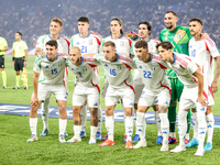 Team Italy before the match during France vs Italy, UEFA Nations League match, in Paris, France on September 6, 2024. (