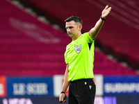 Michael Oliver during Belgium vs Israel: matchday 1 of UEFA Nations League 2024-2025, in Debrecen, Hungary, on September 6, 2024, at Nagyerd...