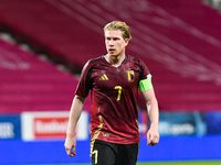 Kevin De Bruyne in action during Belgium vs Israel: matchday 1 of UEFA Nations League 2024-2025, in Debrecen, Hungary, on September 6, 2024,...