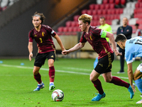 Kevin De Bruyne in action during Belgium vs Israel: matchday 1 of UEFA Nations League 2024-2025, in Debrecen, Hungary, on September 6, 2024,...