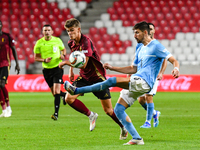 Charles De Ketelaere is in action during Belgium vs. Israel: matchday 1 of UEFA Nations League 2024-2025, at Nagyerdei Stadion in Debrecen,...