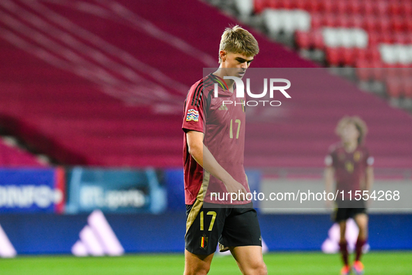 Charles De Ketelaere during Belgium vs Israel: matchday 1 of UEFA Nations League 2024-2025, in Debrecen, Hungary, on September 6, 2024, at N...