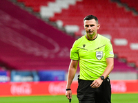 Michael Oliver during Belgium vs Israel: matchday 1 of UEFA Nations League 2024-2025, in Debrecen, Hungary, on September 6, 2024, at Nagyerd...