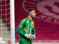 Koen Casteels is in action during Belgium vs Israel: matchday 1 of UEFA Nations League 2024-2025, in Debrecen, Hungary, on September 6, 2024...