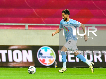 Sagiv Jehezkel is in action during Belgium vs Israel: matchday 1 of UEFA Nations League 2024-2025, in Debrecen, Hungary, on September 6, 202...