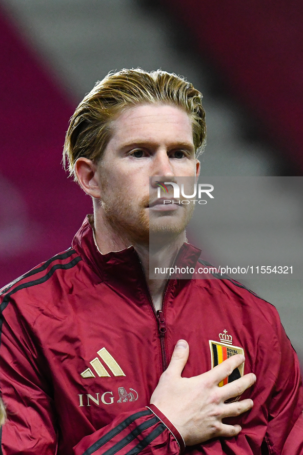 Kevin De Bruyne during Belgium vs Israel: matchday 1 of UEFA Nations League 2024-2025, in Debrecen, Hungary, on September 6, 2024, at Nagyer...