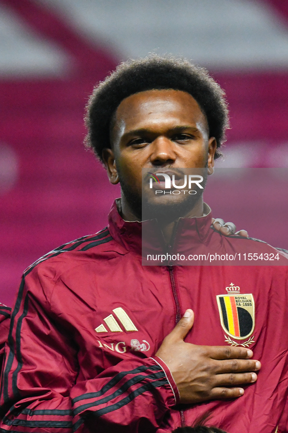 Lois Openda during Belgium vs Israel: matchday 1 of UEFA Nations League 2024-2025, in Debrecen, Hungary, on September 6, 2024 