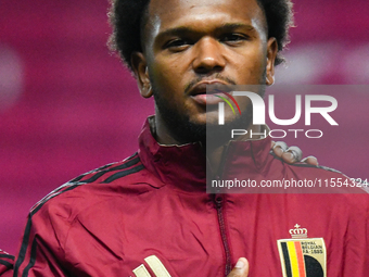 Lois Openda during Belgium vs Israel: matchday 1 of UEFA Nations League 2024-2025, in Debrecen, Hungary, on September 6, 2024 (