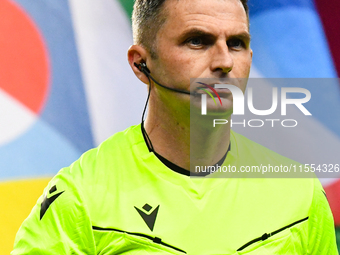 Michael Oliver during Belgium vs Israel: matchday 1 of UEFA Nations League 2024-2025, in Debrecen, Hungary, on September 6, 2024, at Nagyerd...