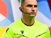 Michael Oliver during Belgium vs Israel: matchday 1 of UEFA Nations League 2024-2025, in Debrecen, Hungary, on September 6, 2024, at Nagyerd...