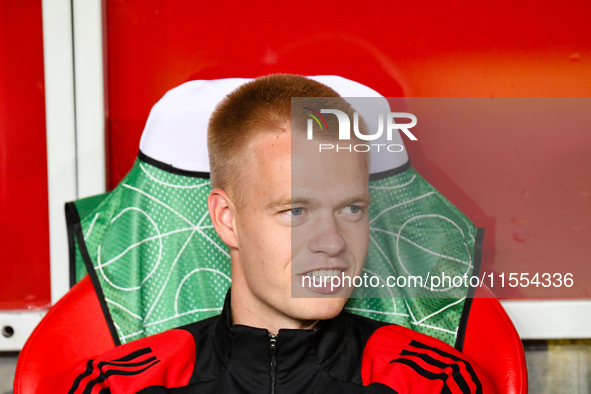 Arthur Vermeeren during Belgium vs Israel: matchday 1 of UEFA Nations League 2024-2025, in Debrecen, Hungary, on September 6, 2024, at Nagye...