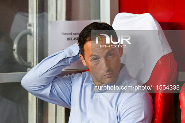 Domenico Tedesco during Belgium vs Israel: matchday 1 of UEFA Nations League 2024-2025, in Debrecen, Hungary, on September 6, 2024 