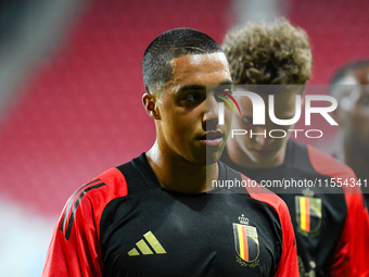 Portrait of Youri Tielemans during Belgium vs Israel: matchday 1 of UEFA Nations League 2024-2025, in Debrecen, Hungary, on September 6, 202...