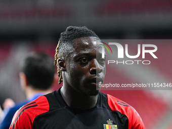 Portrait of Jeremy Doku during Belgium vs Israel: matchday 1 of UEFA Nations League 2024-2025, in Debrecen, Hungary, on September 6, 2024 (