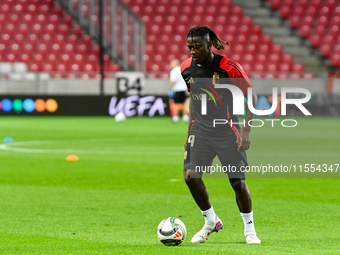 Johan Bakayoko is in action during Belgium vs Israel: matchday 1 of UEFA Nations League 2024-2025, in Debrecen, Hungary, on September 6, 202...