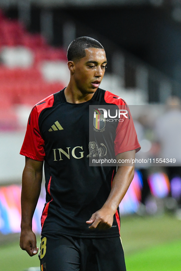 Youri Tielemans during Belgium vs Israel: matchday 1 of UEFA Nations League 2024-2025, in Debrecen, Hungary, on September 6, 2024, at Nagyer...