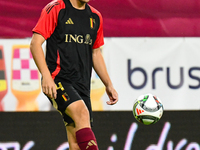 Wout Faes during Belgium vs Israel: matchday 1 of UEFA Nations League 2024-2025, in Debrecen, Hungary, on September 6, 2024, at Nagyerdei St...