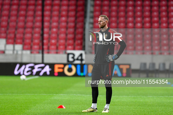 Matz Sels during Belgium vs Israel: matchday 1 of UEFA Nations League 2024-2025, in Debrecen, Hungary, on September 6, 2024, at Nagyerdei St...