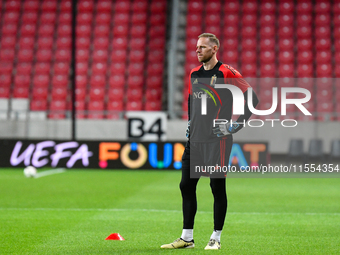 Matz Sels during Belgium vs Israel: matchday 1 of UEFA Nations League 2024-2025, in Debrecen, Hungary, on September 6, 2024, at Nagyerdei St...