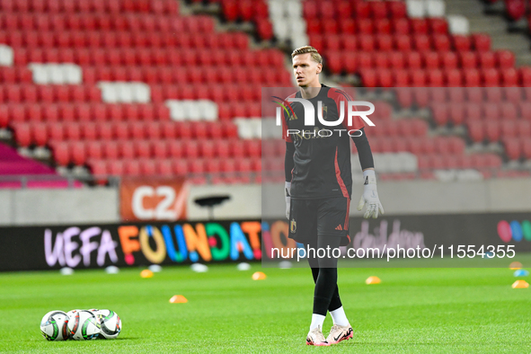 Thomas Kaminski during Belgium vs Israel: matchday 1 of UEFA Nations League 2024-2025, in Debrecen, Hungary, on September 6, 2024 