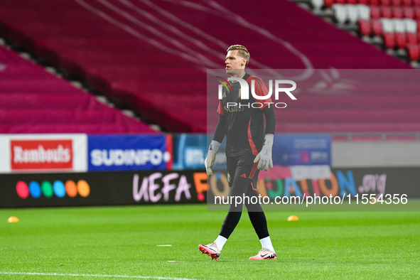 Thomas Kaminski during Belgium vs Israel: matchday 1 of UEFA Nations League 2024-2025, in Debrecen, Hungary, on September 6, 2024 