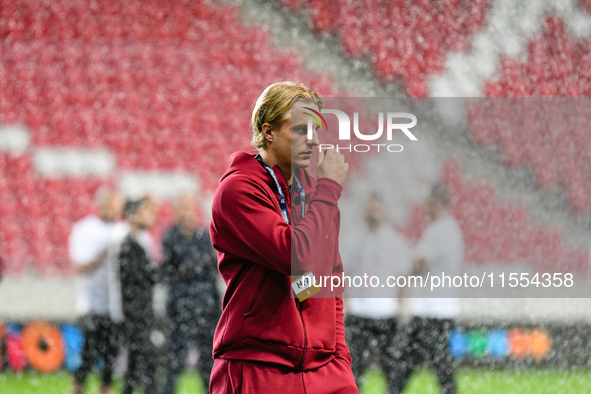 Sebastiaan Bornauw during Belgium vs Israel: matchday 1 of UEFA Nations League 2024-2025, in Debrecen, Hungary, on September 6, 2024, at Nag...