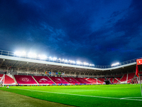 General view of Nagyerdei Stadion during Belgium vs Israel: matchday 1 of UEFA Nations League 2024-2025, in Debrecen, Hungary, on September...