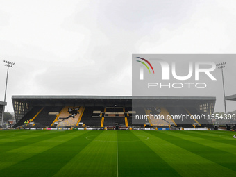 General view inside Meadow Lane, home to Notts County, during the Sky Bet League 2 match between Notts County and Accrington Stanley in Nott...