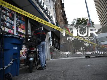 A 35-year-old man is wounded after being shot in the chest in Bronx, New York, United States, on September 6, 2024. On Friday afternoon at a...