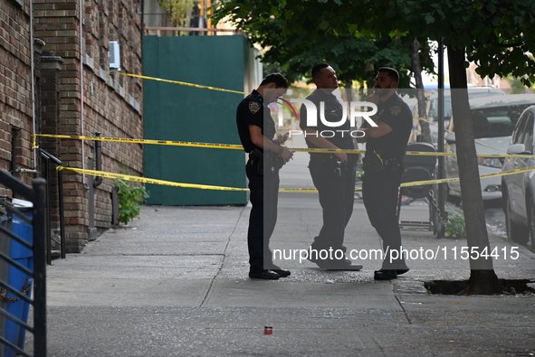 A 35-year-old man is wounded after being shot in the chest in Bronx, New York, United States, on September 6, 2024. On Friday afternoon at a...