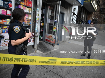 A 35-year-old man is wounded after being shot in the chest in Bronx, New York, United States, on September 6, 2024. On Friday afternoon at a...