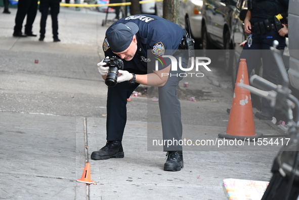 A 35-year-old man is wounded after being shot in the chest in Bronx, New York, United States, on September 6, 2024. On Friday afternoon at a...