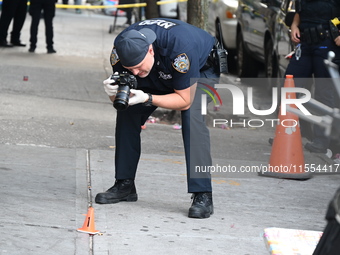 A 35-year-old man is wounded after being shot in the chest in Bronx, New York, United States, on September 6, 2024. On Friday afternoon at a...