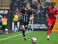 Lewis Macari of Notts County runs with the ball during the Sky Bet League 2 match between Notts County and Accrington Stanley at Meadow Lane...