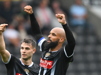 David McGoldrick of Notts County celebrates after scoring a goal to make it 2-0 during the Sky Bet League 2 match between Notts County and A...