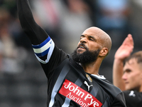 David McGoldrick of Notts County punches the air after scoring a goal to make it 2-0 during the Sky Bet League 2 match between Notts County...