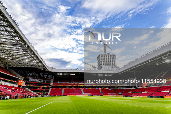 The stadium overview during the match between the Netherlands and Bosnia and Herzegovina at the Philips Stadium for the UEFA Nations League,...