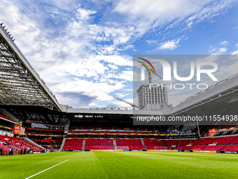 The stadium overview during the match between the Netherlands and Bosnia and Herzegovina at the Philips Stadium for the UEFA Nations League,...