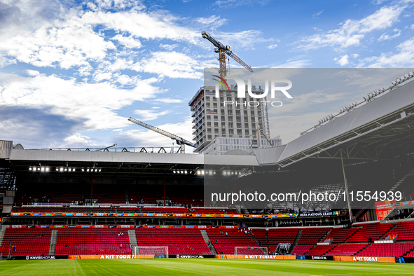 The stadium overview during the match between the Netherlands and Bosnia and Herzegovina at the Philips Stadium for the UEFA Nations League,...