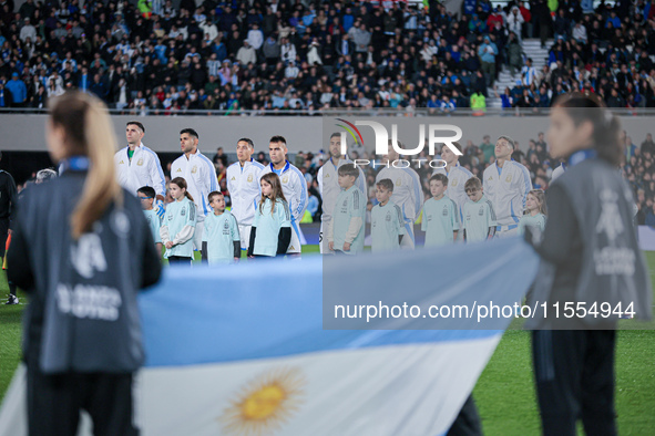 The Argentine National Team returns to the South American Qualifiers facing Chile at the Monumental Stadium in Buenos Aires, Argentina, on S...