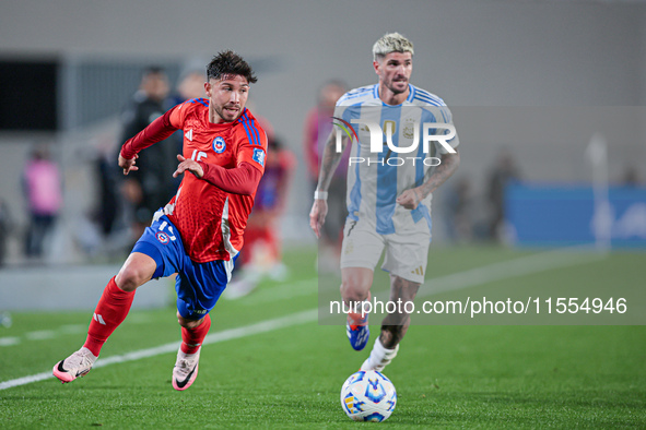 The Argentine National Team returns to the South American Qualifiers facing Chile at the Monumental Stadium in Buenos Aires, Argentina, on S...