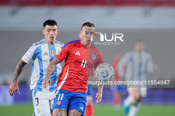 The Argentine National Team returns to the South American Qualifiers facing Chile at the Monumental Stadium in Buenos Aires, Argentina, on S...