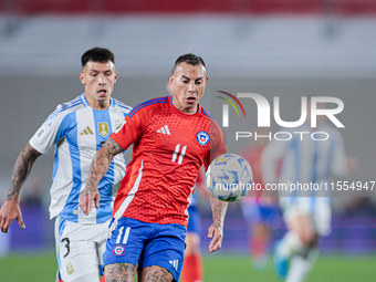 The Argentine National Team returns to the South American Qualifiers facing Chile at the Monumental Stadium in Buenos Aires, Argentina, on S...