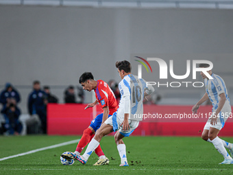 The Argentine National Team returns to the South American Qualifiers facing Chile at the Monumental Stadium in Buenos Aires, Argentina, on S...