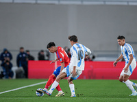 The Argentine National Team returns to the South American Qualifiers facing Chile at the Monumental Stadium in Buenos Aires, Argentina, on S...